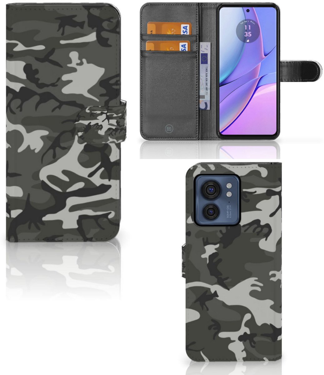 Motorola Edge 40 Telefoon Hoesje Army Light