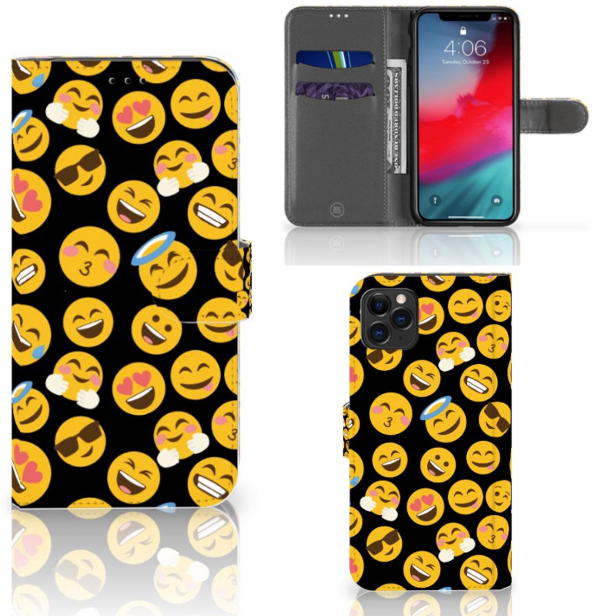 Apple iPhone 11 Pro Max Telefoon Hoesje Emoji