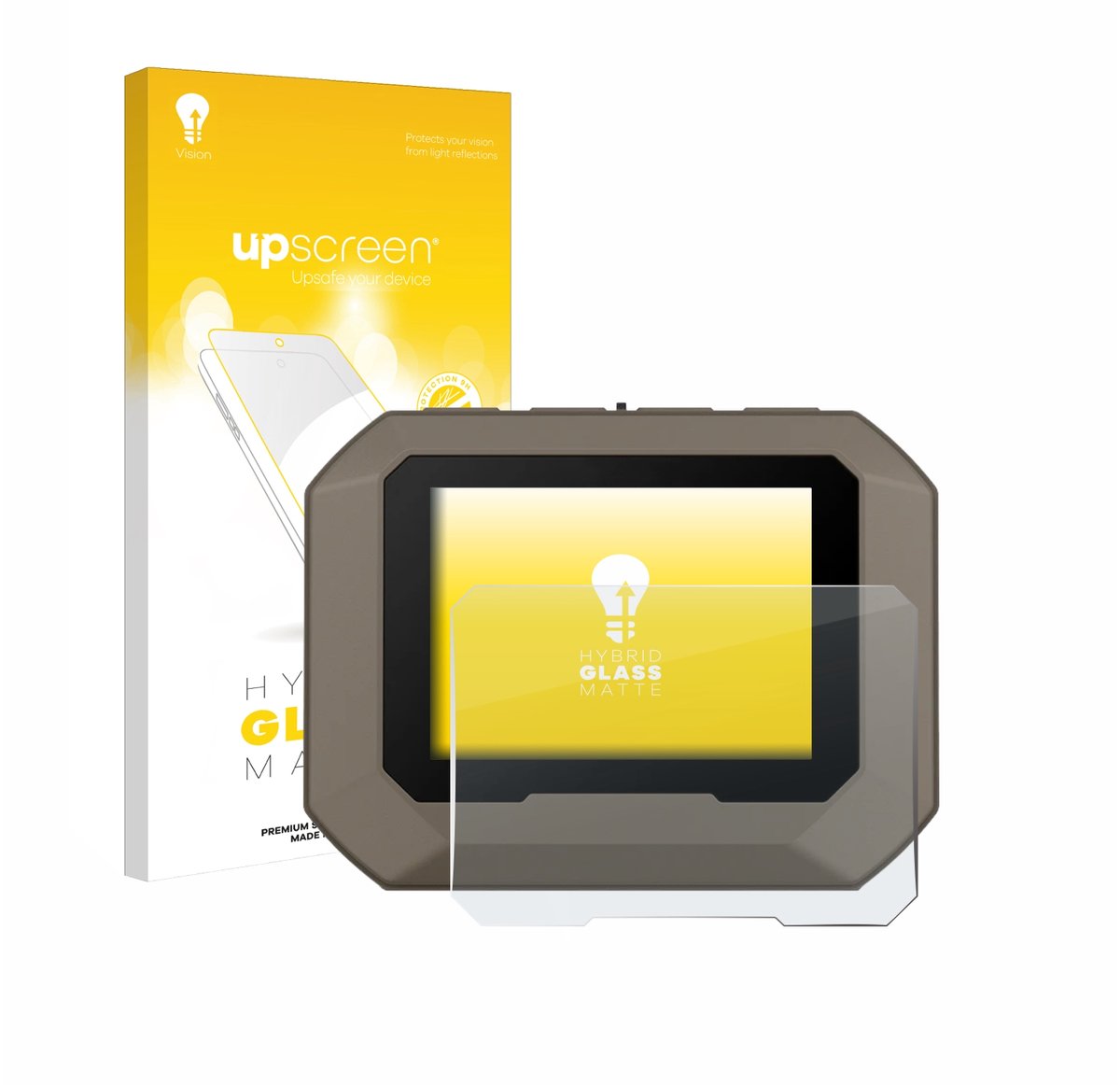 upscreen - Screenprotector voor Garmin Xero C2 - Folie Beschermfolie Beschermglas matte