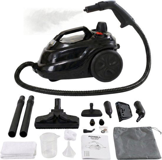 Powell Stoomreiniger - Handstoomreiniger met accessoires