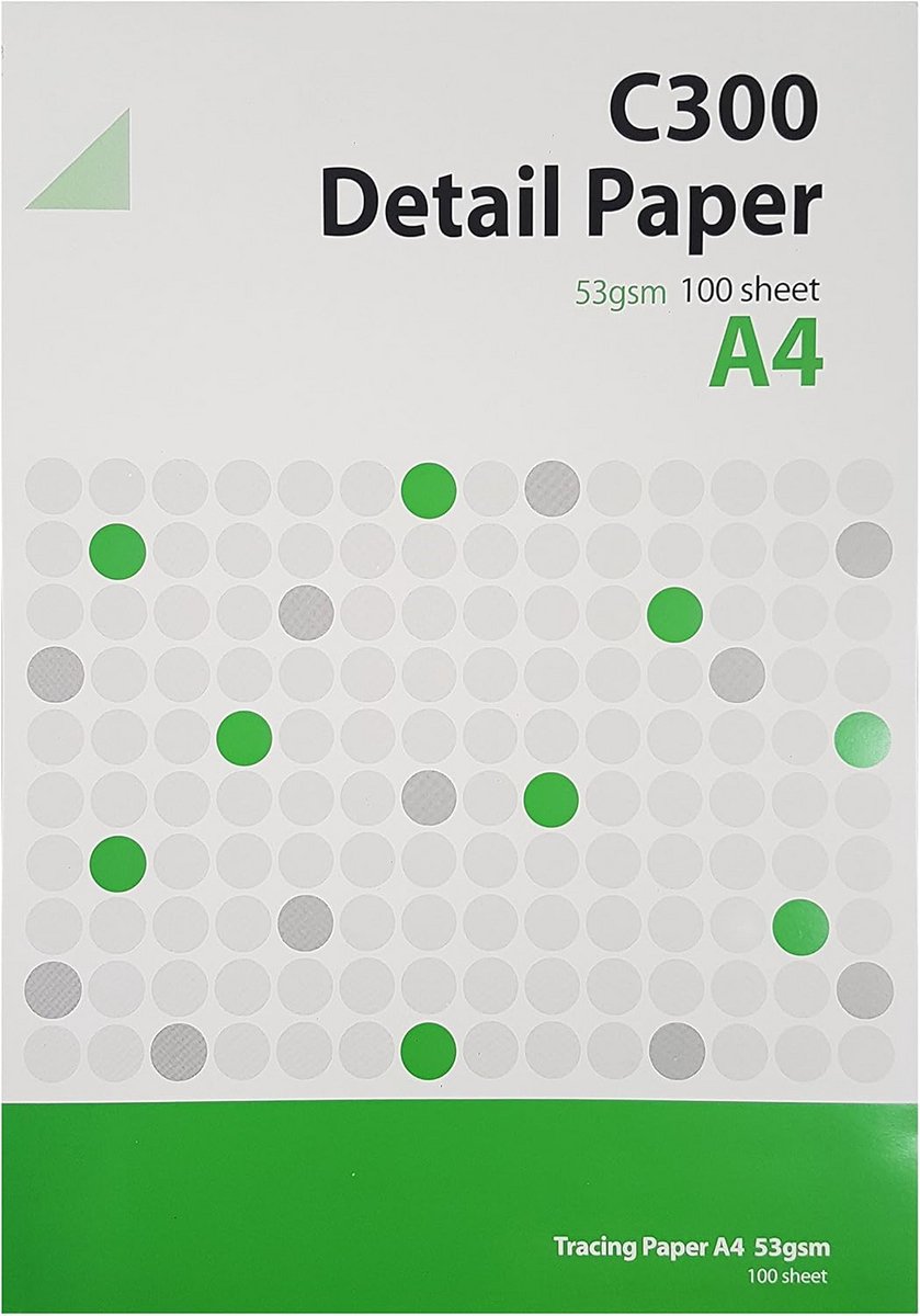 A4 Technisch Detailpapier 53 gsm voor Tekenen en Ontwerpen
