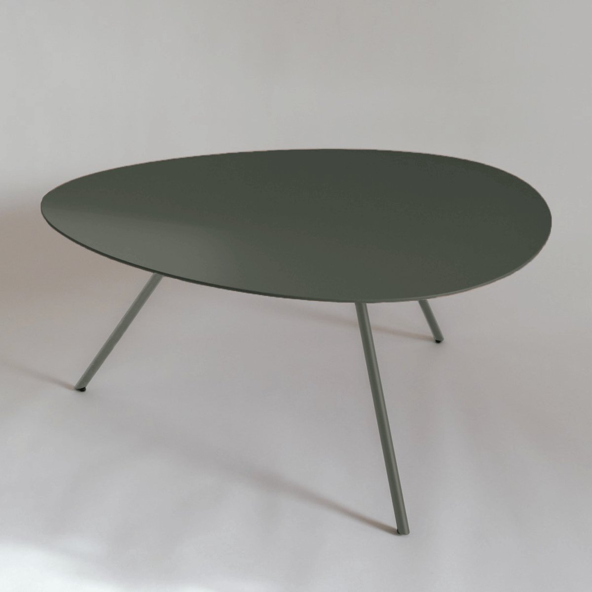 Bijzettafel Metaal Organische Vorm 40 cm – Rosemary Style 2 – Betongrijs – Sentimo