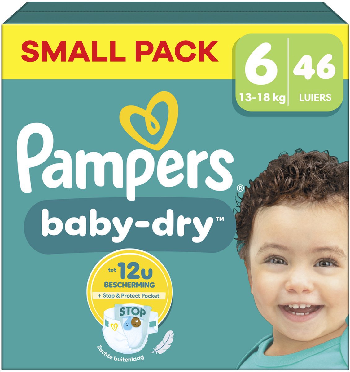 Pampers - Baby Dry - Maat 6 - Small Pack - 46 Stuks - 13-18 KG