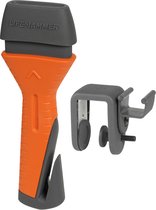 Lifehammer Veiligheidshamer Evolution - Noodhamer met springveer & geïntegreerde gordelsnijder - Safety Hammer breekt zij- en achterruit - TÜV-gecertificeerd