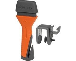 Lifehammer Veiligheidshamer Evolution - Noodhamer met springveer & geïntegreerde gordelsnijder - Safety Hammer breekt zij- en achterruit - TÜV-gecertificeerd