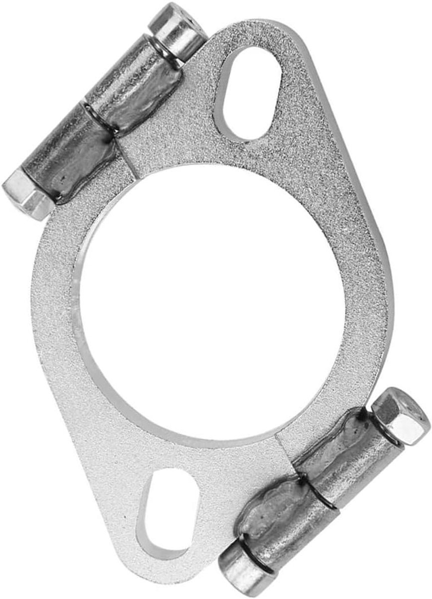 Allecto- Uitlaatflensset - Staal - Ovaal - Reparatie - Accessoire - Geschikt voor Auto