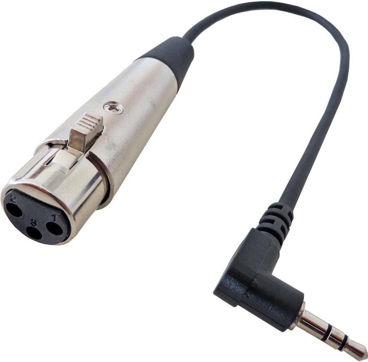 XLR Vrouwelijk naar 3,5 mm Jack Audiokabel 30 cm voor Microfoons en Camera's