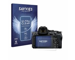 Savvies - Screenprotector voor Nikon Z5 II - Folie Beschermfolie transparant 6 Stuks