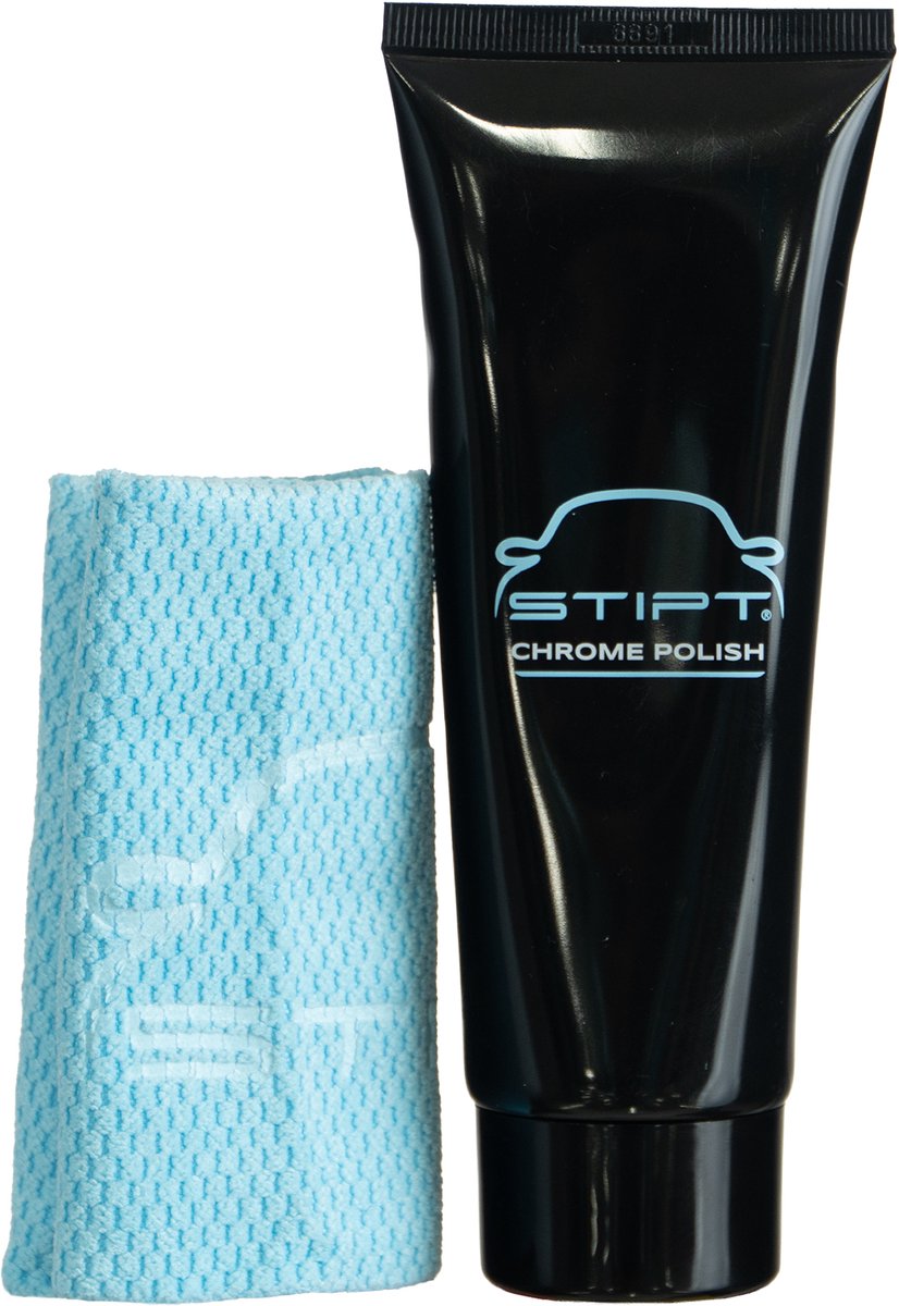 Stipt - Chrome Polish - Polijstpasta - Uitlaten, Sierlijsten, Bumpers - Chroom en Metaal - 115ml