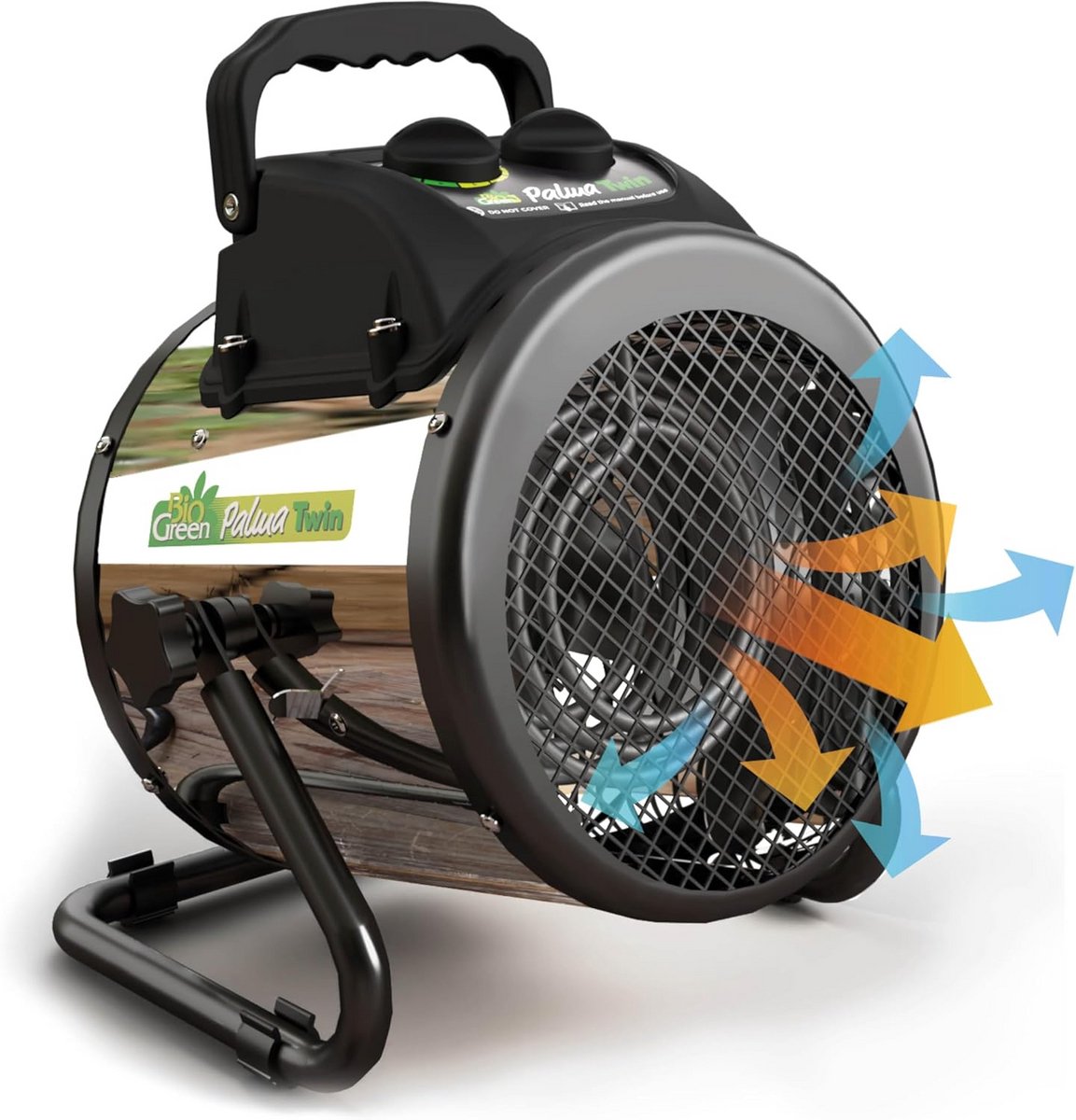Elektrische Broeikasverwarmer met Thermostaat en Ventilatorfunctie