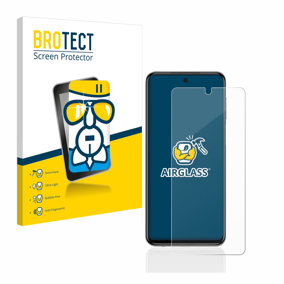 Screenprotector voor Xiaomi Redmi Note 9S / 9 Pro Beschermglas transparant