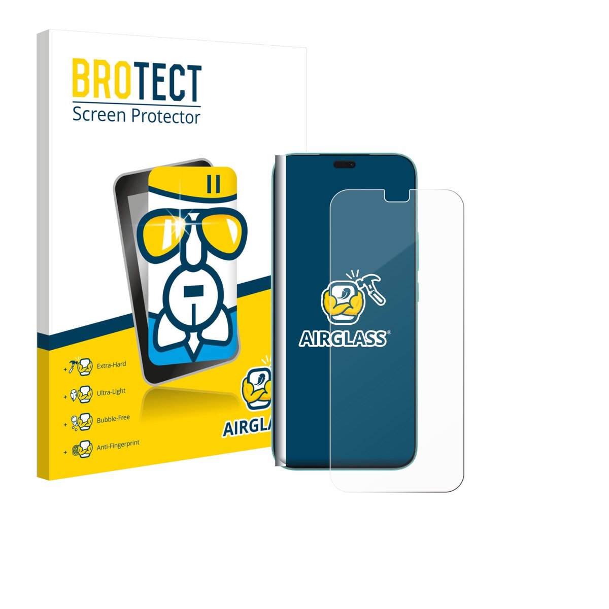 Screenprotector voor Honor 400 Lite Beschermglas transparant