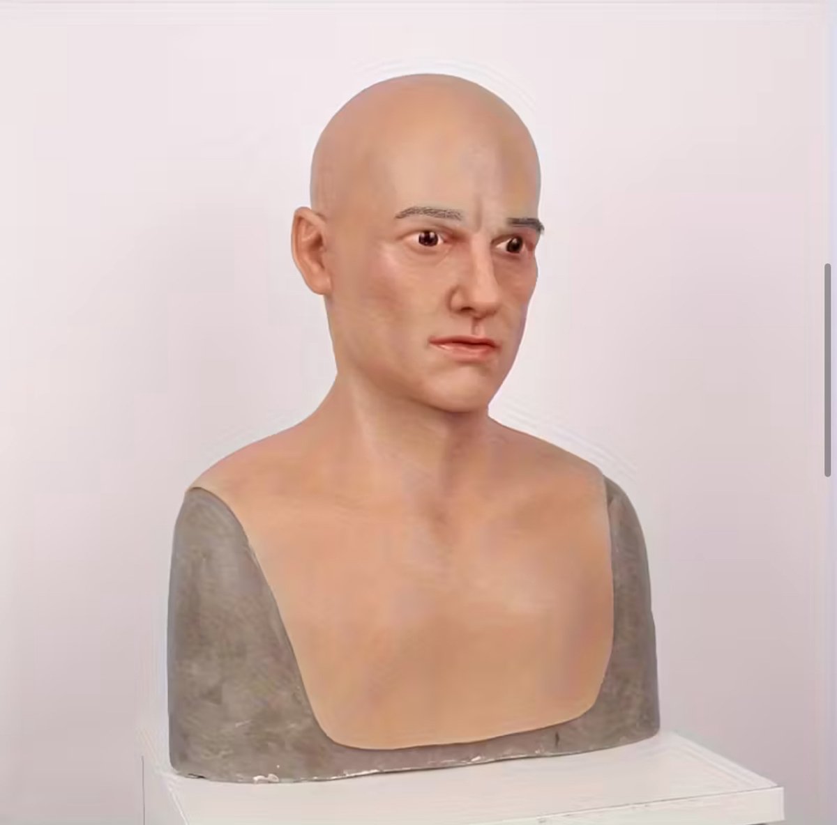 Realistisch Mannenmasker Siliconen – Full Head Gezichtsmasker – Cosplay & Halloween- Gezicht Man-