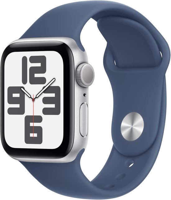 Apple Watch SE - GPS - 40mm - Zilver Aluminium Case - Denim Sport