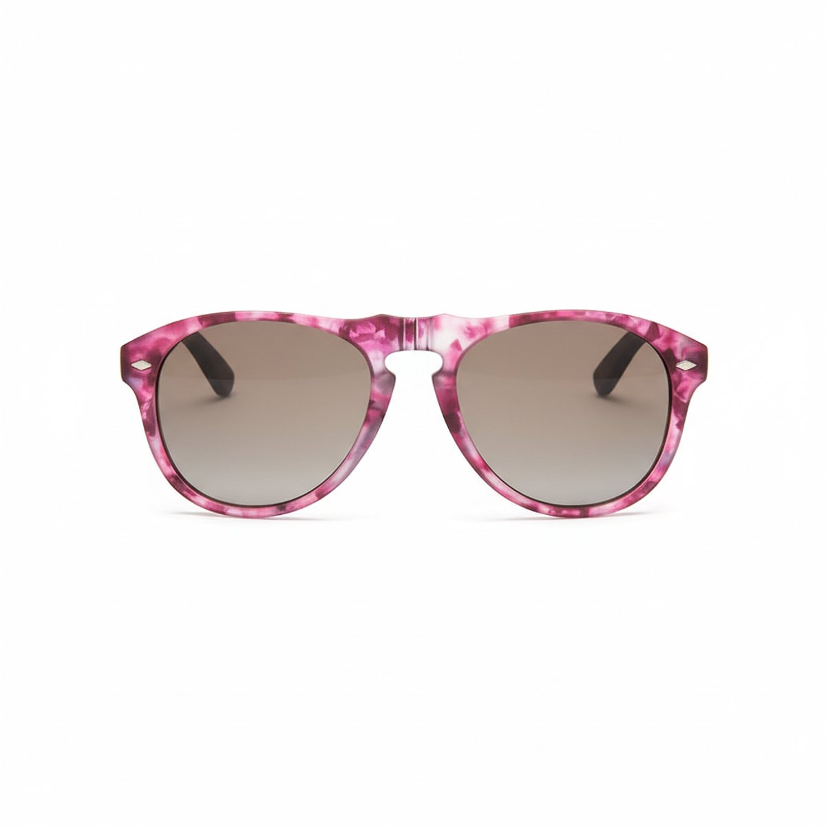 Wooda® Zonnebril Aviator – Rose gevlamd montuur – Gepolariseerd – Wooda Es Vedra Wine Marrón Degradé