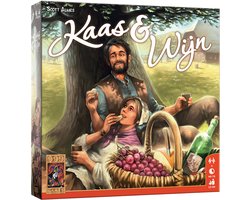999 Games - Kaas & Wijn - Uitdagend tweespelersspel - Vervolg op het populaire Brood & Bier!