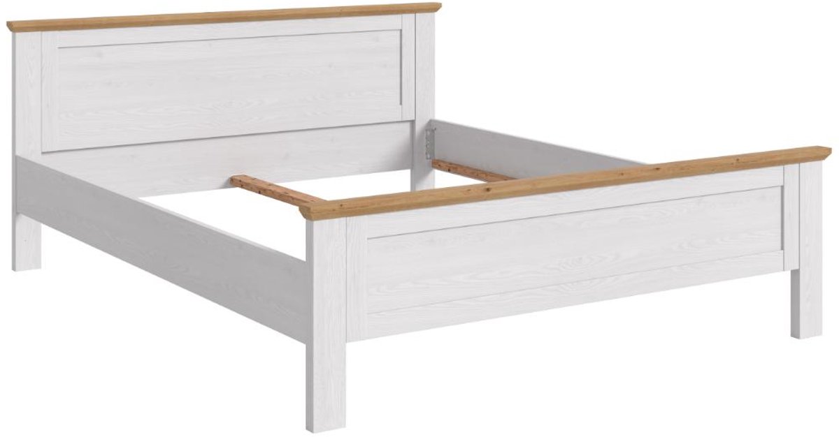 Verona bed 180x200cm Siberische lariks decor, eik decor.