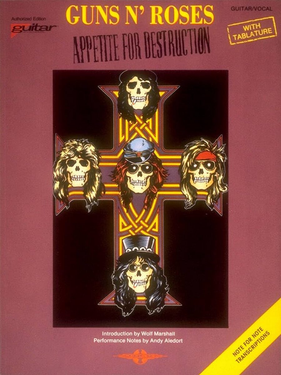 Gitaar Tabs en Noten voor Appetite for Destruction