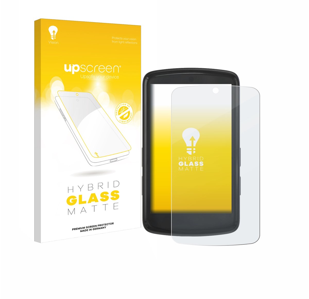 upscreen - Screenprotector voor Bryton Rider S810 - Folie Beschermfolie Beschermglas matte