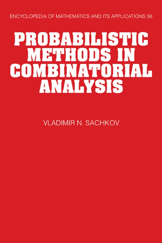 Probabilistic Methods in Combinatorial Analysis - cover