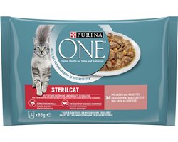Purina One Adult 4x85 g - - Zalm&Wortel