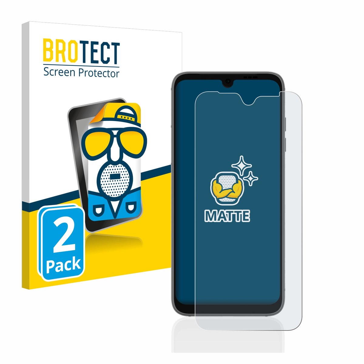 BROTECT - Screenprotector voor Fairphone 4 - Folie Beschermfolie matte 2 Stuks