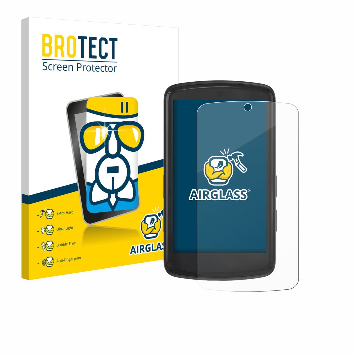 Screenprotector voor Bryton Rider S810 Beschermglas transparant