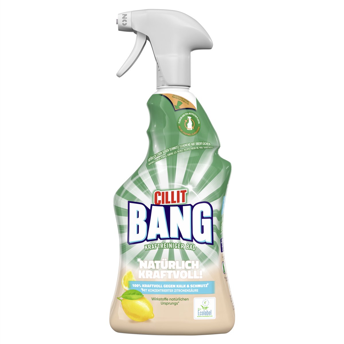 Cillit Bang Nettoyant Surpuissant au Naturel – 750ml – 100% Anticalcaire – Geconcentreerd met Citroenzuur
