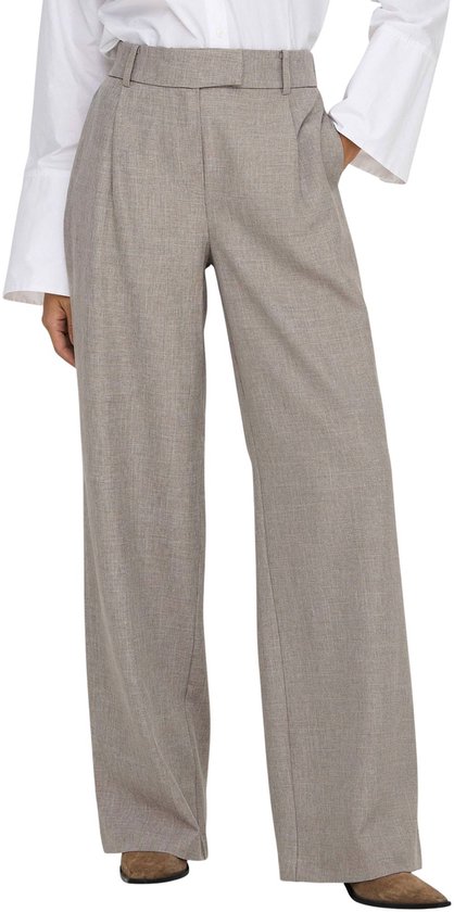 ONLY- ONLLINDA HW STR MEL PANTS TLR NOOS - Dames - Broek