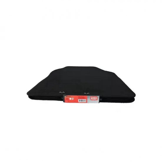Carpoint Automatenset Malibu Universal Textile Noir 4 pièces