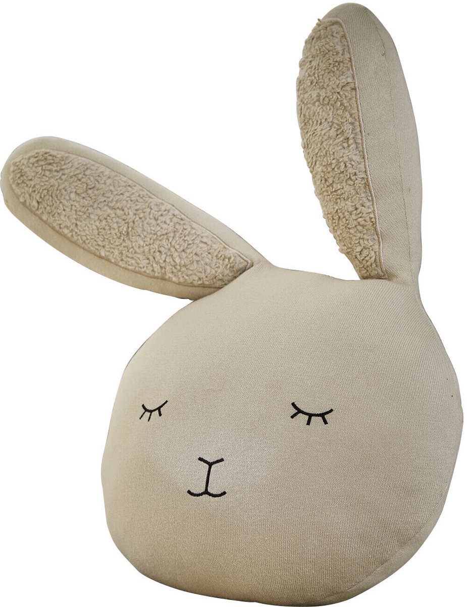 LOBERON Kussentje Fuzzletop beige