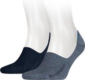 Levis - 2-pack Sneaker Low Rise Sokken Denim Blauw - 35-38