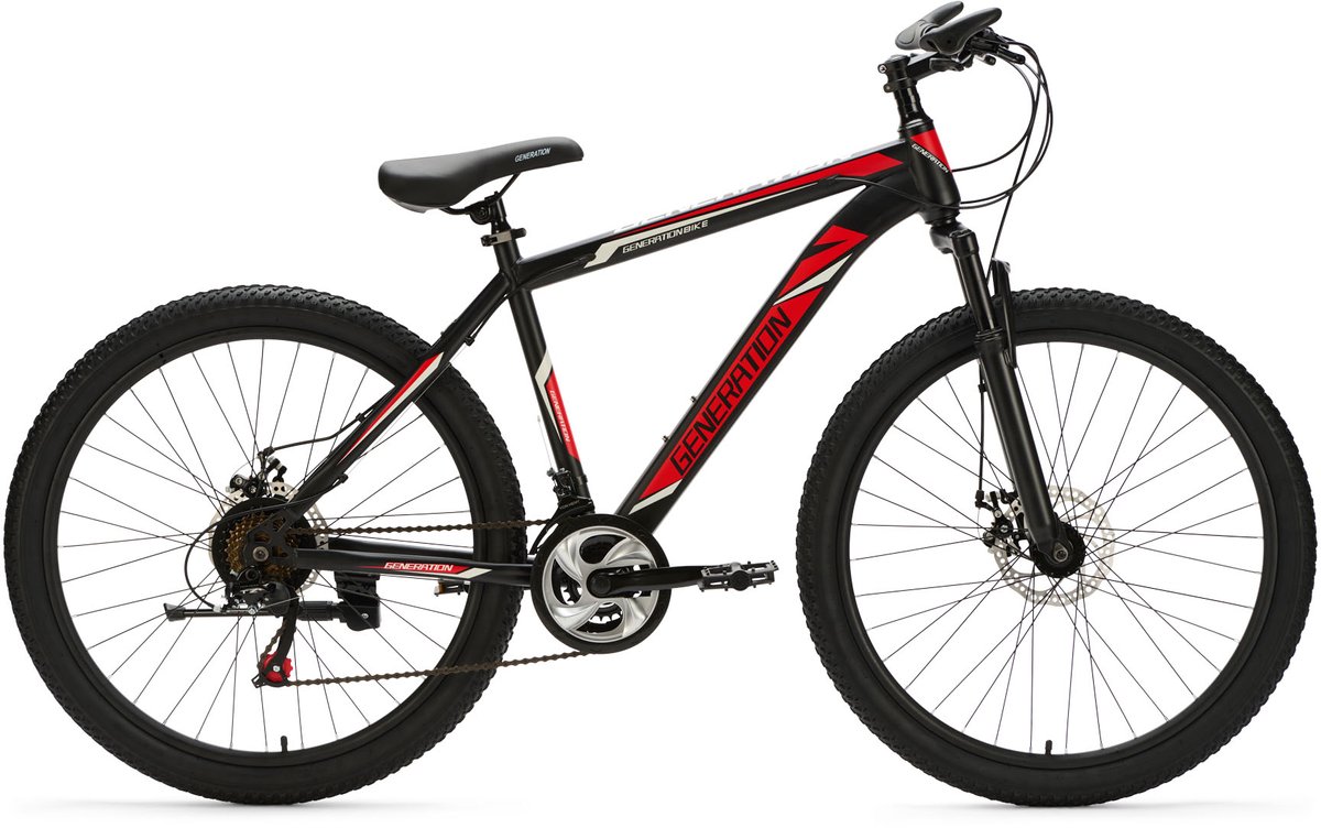 Generation Mountainbike 26 inch Rood/Zwart