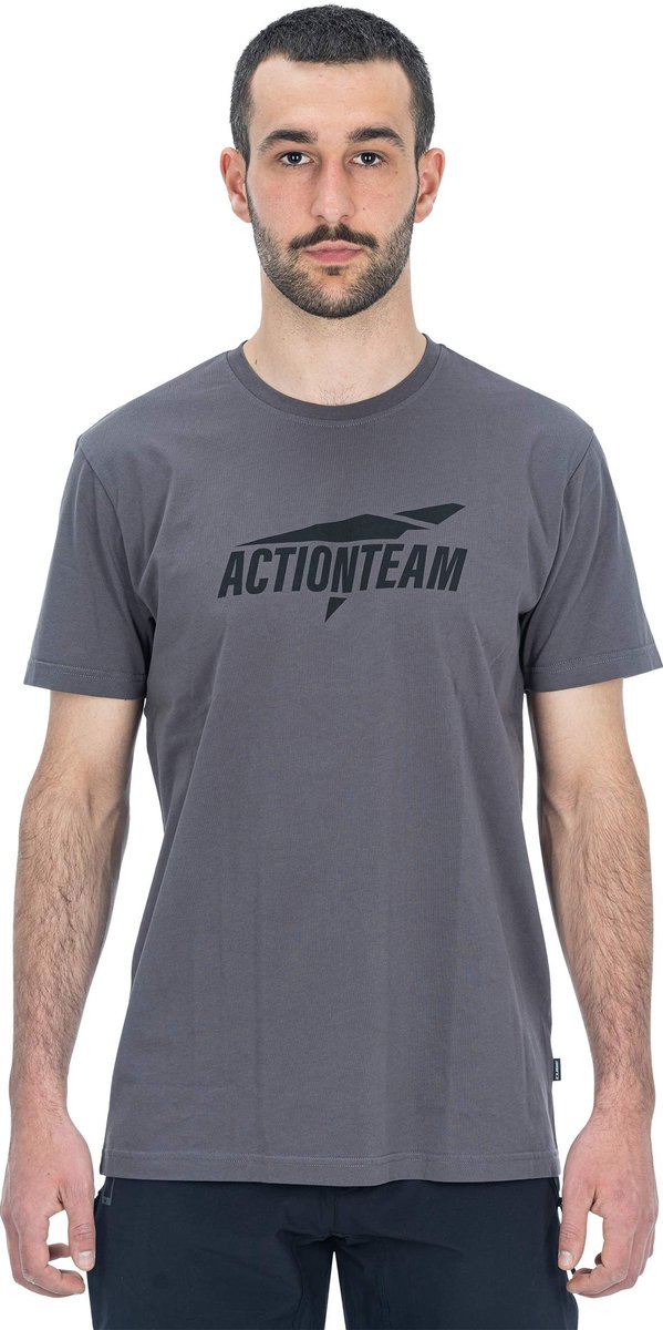 CUBE Organisch Fietsshirt ACTIONTEAM GTY GRY/BLK L