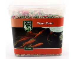 Biezen vijvermenu - Visvoer - 2,5l