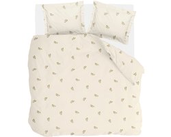 Walra Dekbedovertrek Sunset Blossom - 240x220 - 70% gerecycled Katoen (GRS) / 30% Katoen (BCI) - Off White
