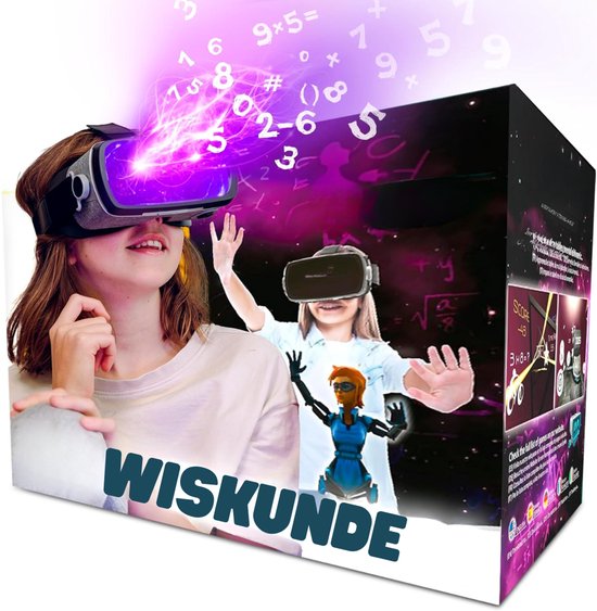 AMA® VR Headset - VR - Headset - Educatief Speelgoed - Wiskunde - Zwart