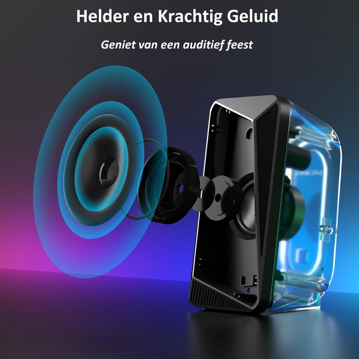 Soundbar PC Speaker 10W Plug & Play - afbeelding 2