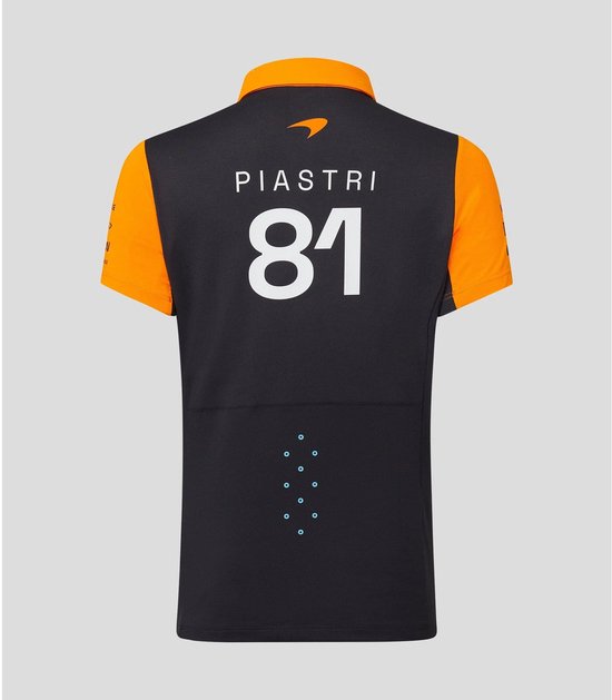 Mclaren Mclarens Replica Polo Shirt Oscar Piastri Autumn Glory/Phantom Xl van McLaren — afbeelding 2