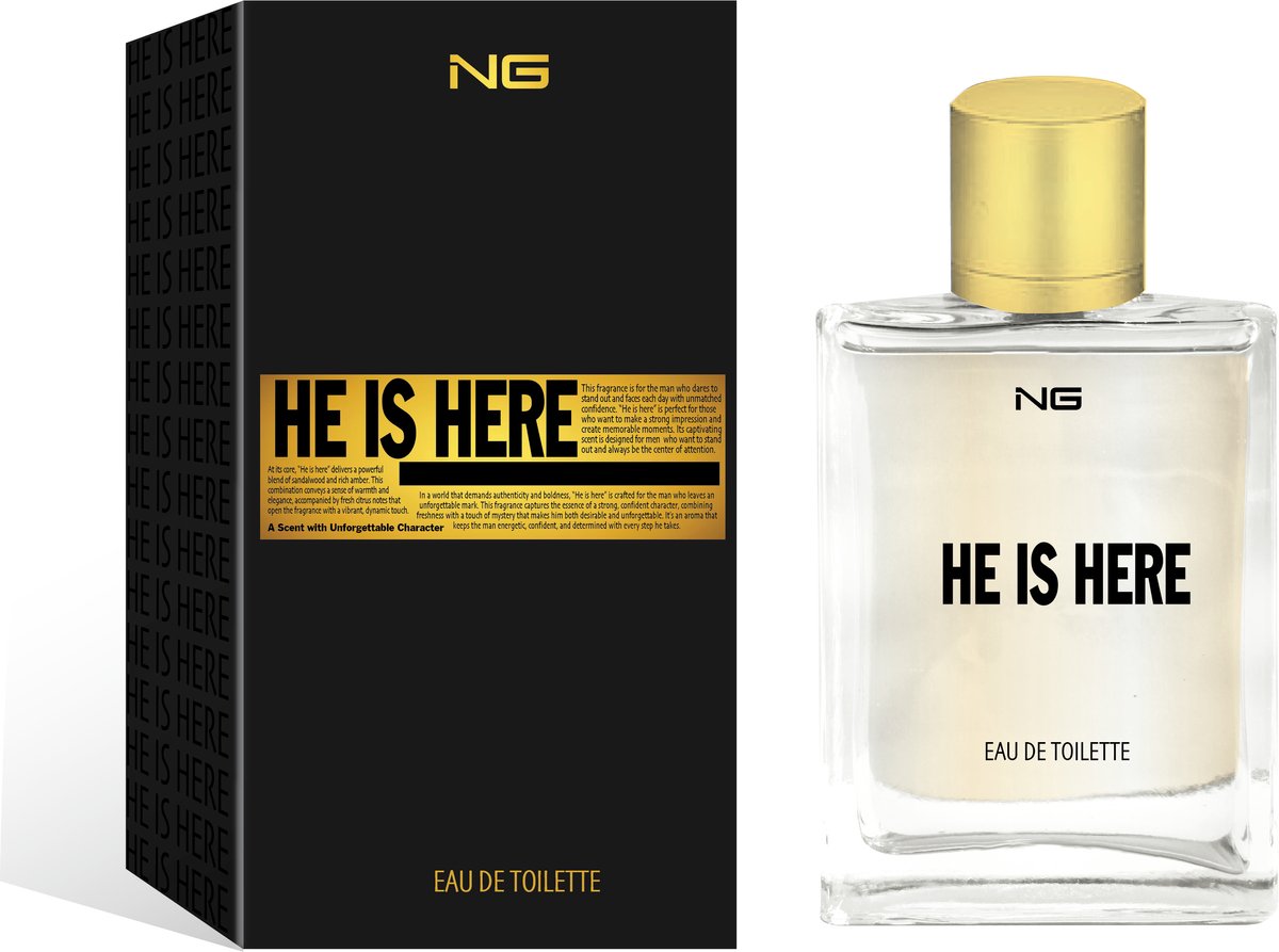 NG - HE IS HERE - 100ml Eau de Toilette for Men