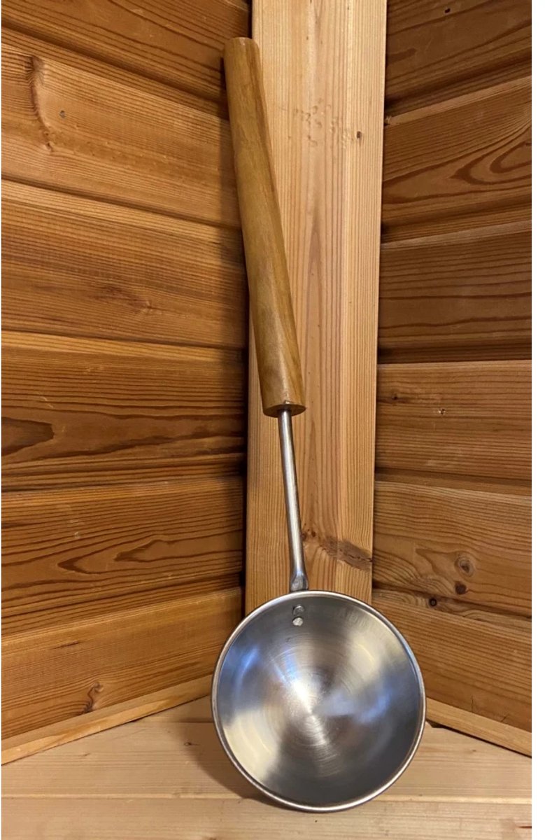 Saunia - Sauna Opgietlepel - Teak