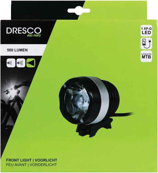 Dresco XP-G LED - Koplamp met Accupack 500 Lumen — afbeelding 4