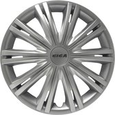 Carpoint Wieldoppen Giga 14 Inch Abs Zilver Set Van 4