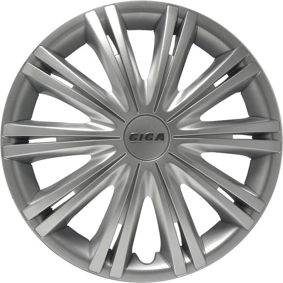 Carpoint Wieldoppen Giga 14 Inch Abs Zilver Set Van 4