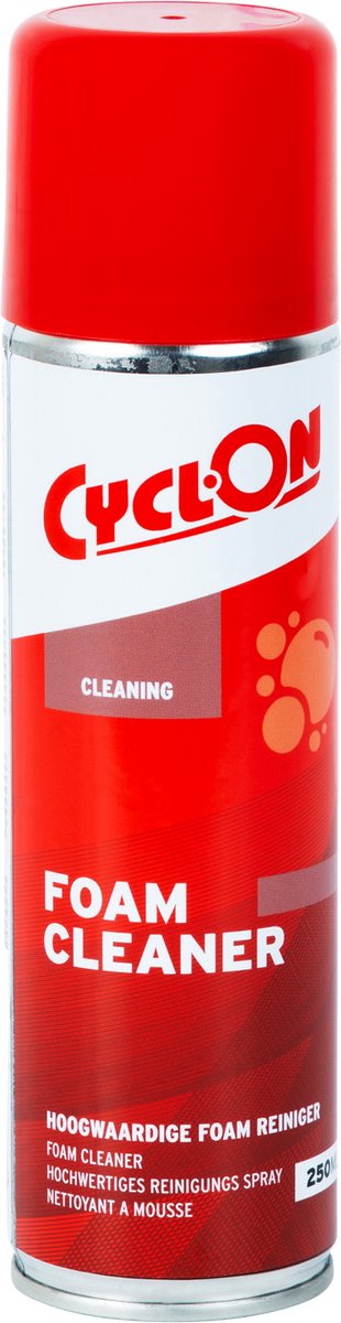 CyclOn Biologisch afbreekbare foamreiniger - 250 ml - Waterloos en streeploos - Voor fietsen en e-bikes