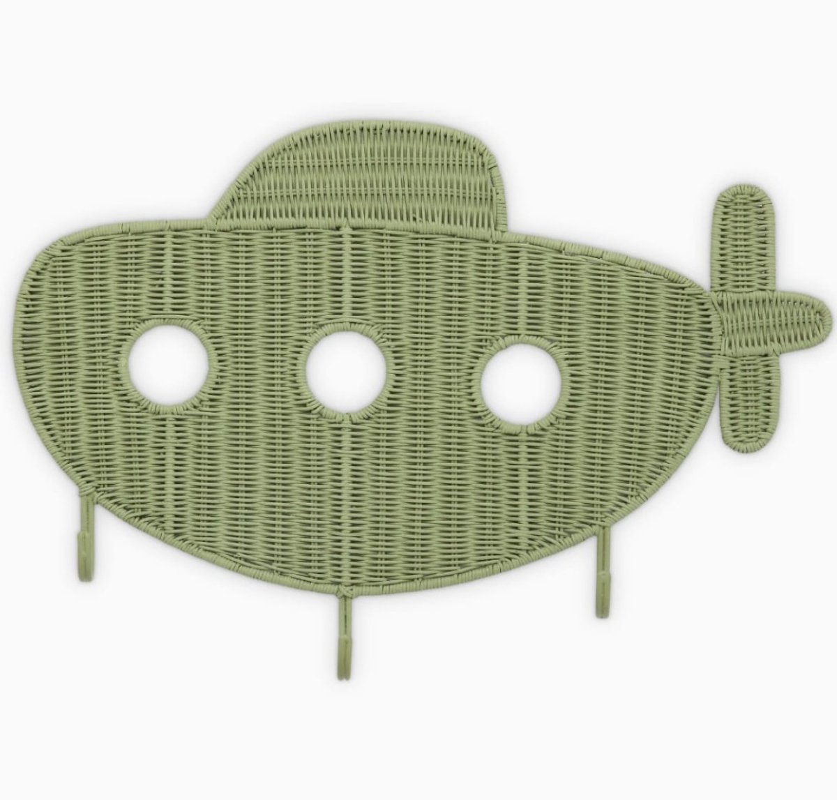 Rotan - Wanddecoratie - Haken - Zappelin - Decoratie - Babykamer - Kinderkamer - Kado - Kapstok