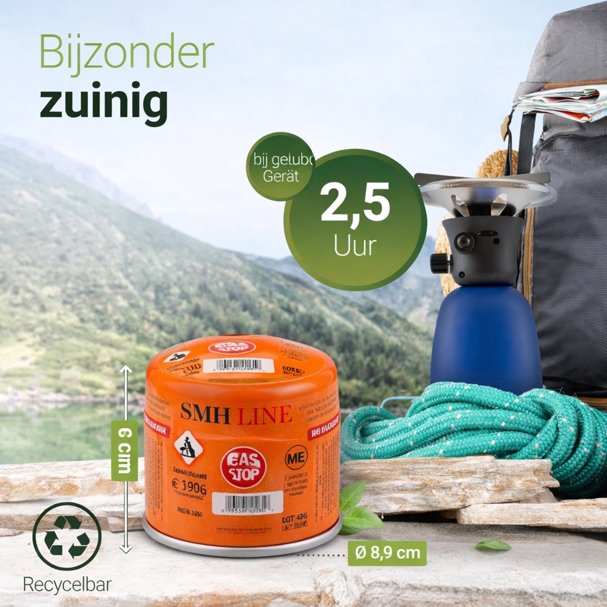 EXPRESS Prikblik Butaan 190 g/ type 200 butane tbv soldeerlampen 8700, 8800, 8900, # EX 8191 - NL