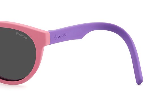 Polaroid Flexibele Zonnebril PLD 8019/S Kinderen Paars Polariserend van Merkloos — afbeelding 4