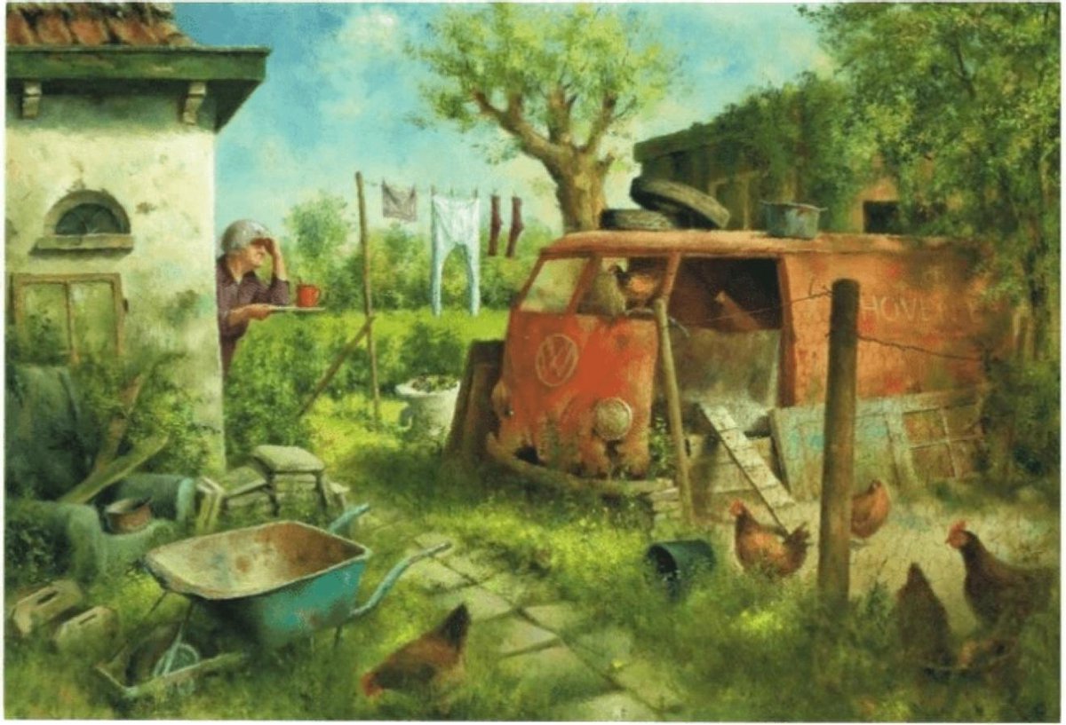 Puzzel Kippenhok- Marius van Dokkum — afbeelding 3
