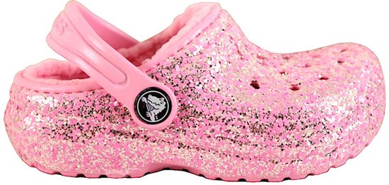 Crocs Lined Glitter Flamingo Rose Doublure Intérieure Taille 24/25 US C8